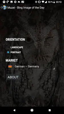 Muzei - Bing Image of the Day android App screenshot 2